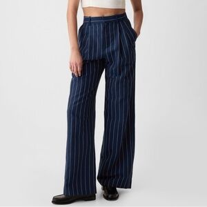 Gap Striped Linen Pants